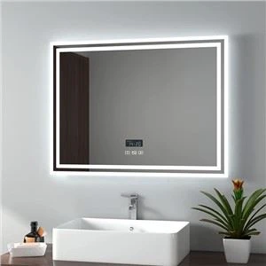 Oglinda De Perete Led Cu Difuzoare Bluetooth